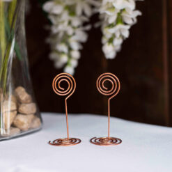 Rose Gold Place Card Holders