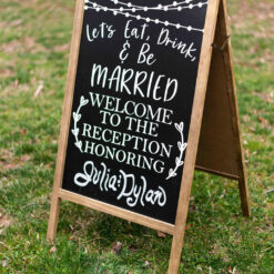 Welcome To Easel Sign