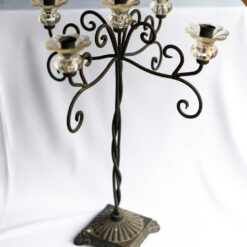 Antique Wrought Iron Candelabra