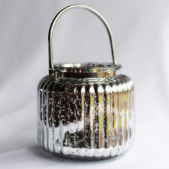 Silver Mercury Glass Lantern