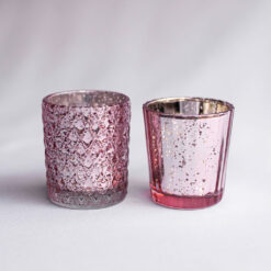Rose Pink Votive Holders