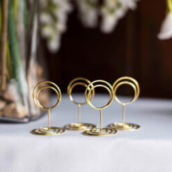 Gold Place Card Holders