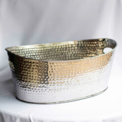 Silver Hammered Wine Bucket
