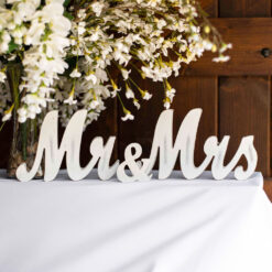 Mr & Mrs Wooden Signs