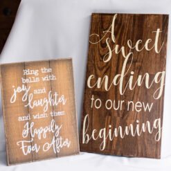 Ring the Bells Table Sign