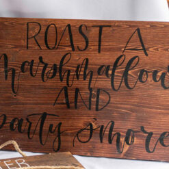 Roast a Marshmallow Party S'more Sign
