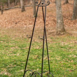 Large Scroll Metal Easel