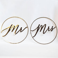Brass Hanging Mr & Mrs