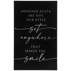 Assigned Seats Sign