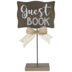Wood Guest Book Sign