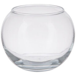 Round Glass Candle Holder