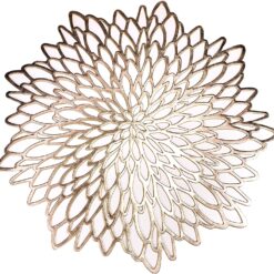 Gold Metallic Leaf Placemats