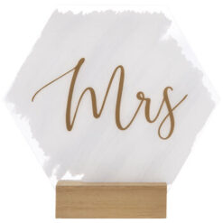 Mrs Table Sign
