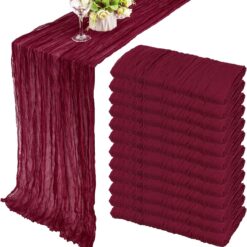 Burgundy Cheesecloth Gauze