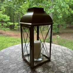 Brushed Metal Lantern