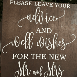 Leave Your Advice Sign