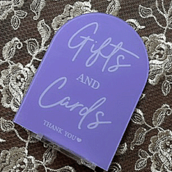 Lilac Gifts & Cards Acrylic Sign