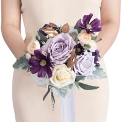 Purple Lilac Bridesmaid Bouquet