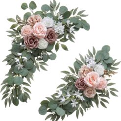 Pink Blush Arch Flower Set