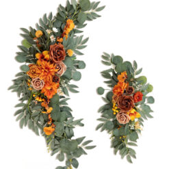 Burnt Orange Arch Flower Set