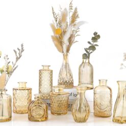 Amber Assorted Bud Vases