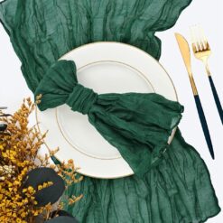 Emerald Green Gauze Napkin