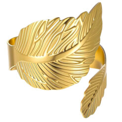 Gold Leaf Napkin Ring