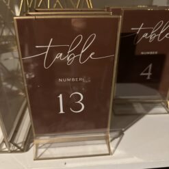 Rust Table Number Set