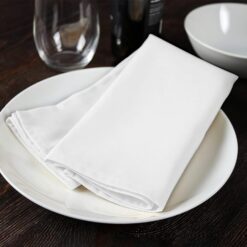 White Dinner Napkin